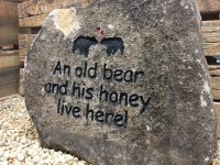 Pre-Carved Old Bear Rock