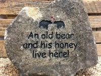Pre-Carved Old Bear Rock
